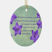 ヨハネ3:16 セラミックオーナメント (右)