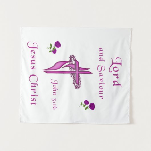 ヨハネ3:16 タペストリー (正面(横))