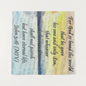 ヨハネ3:16 タペストリー (正面(横))