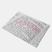 ヨハネ3:16 ドアマット (アングル)