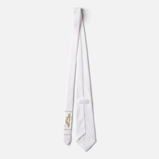 ヨハネ3:16 ネクタイ (裏面)