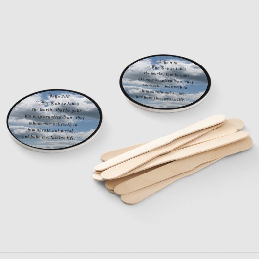 ヨハネ3:16 ハンドファン (組立なし)