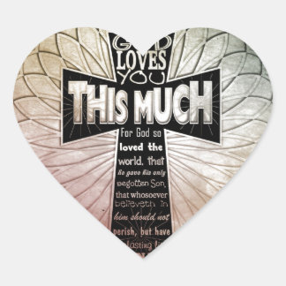 ヨハネ3:16 ハートシール