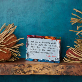 ヨハネ3:16 フォトプラーク