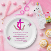 ヨハネ3:16 ペーパープレート (パーティー)