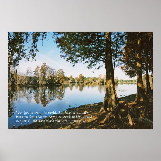 ヨハネ3:16 ポスター (正面)