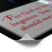 ヨハネ3:16 ポスター (角)