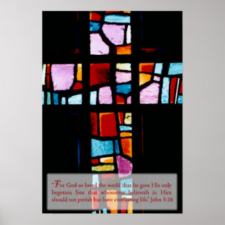ヨハネ3:16 ポスター