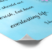 ヨハネ3:16 ポスター (角)