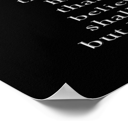 ヨハネ3:16 ポスター (角)