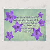 ヨハネ3:16 ポストカード (正面)