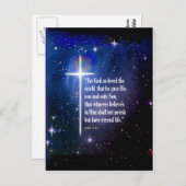 ヨハネ3:16 ポストカード (正面/裏面)