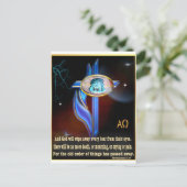 ヨハネ3:16 ポストカード (スタンド正面)