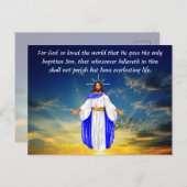 ヨハネ3:16 ポストカード (正面/裏面)