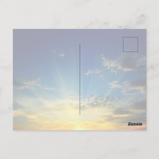 ヨハネ3:16 ポストカード (裏面)