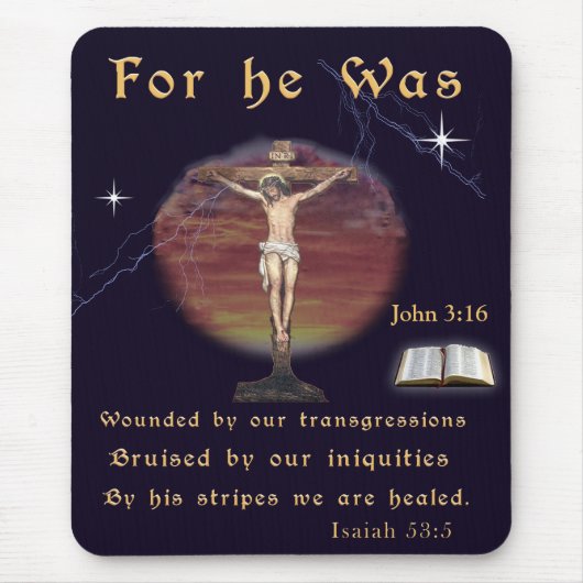 ヨハネ3:16 マウスパッド (正面)
