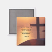 ヨハネ3:16 マグネット (正面/裏面)