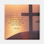 ヨハネ3:16 マグネット (正面)