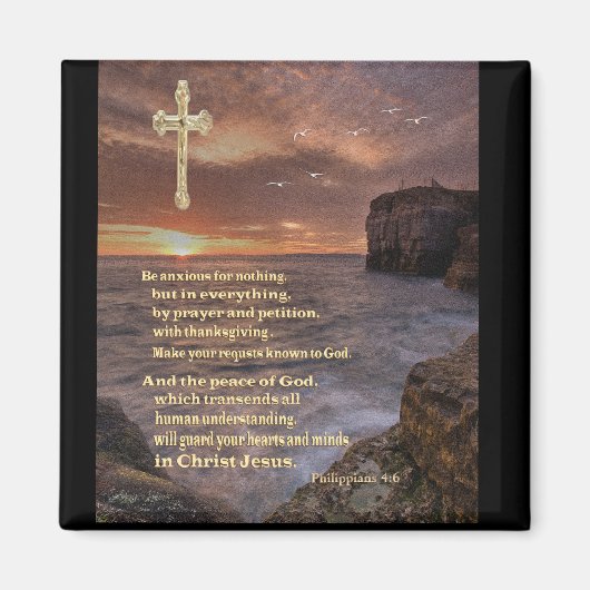 ヨハネ3:16 マグネット (正面)