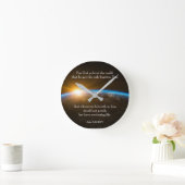 ヨハネ3:16 ラウンド壁時計 (ホーム)