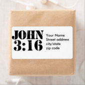 ヨハネ3:16 ラベル (インサイチュ)