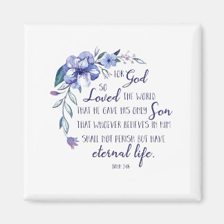 ヨハネ3 16，世界を愛した神のため マグネット