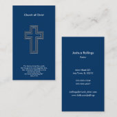 ヨハネ3:16 – 宗教十字架 名刺 (正面/裏面)