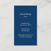 ヨハネ3:16 – 宗教十字架 名刺 (裏面)