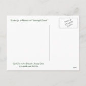 ヨハネ3:16 – 神の願い賛美と素晴らしい復活祭 シーズンポストカード (裏面)