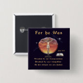 ヨハネ3:16 缶バッジ (正面&裏面)