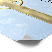 ヨハネ3:16（青） ポスター (角)