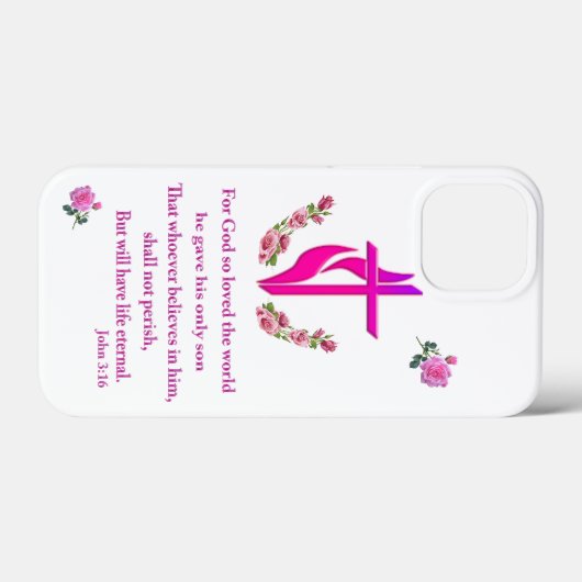 ヨハネ3:16 Case-Mate iPhoneケース (裏面 (横))