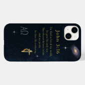 ヨハネ3:16 Case-Mate iPhoneケース (裏面 (横))