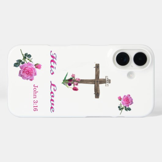 ヨハネ3:16 Case-Mate iPhoneケース (裏面 (横))