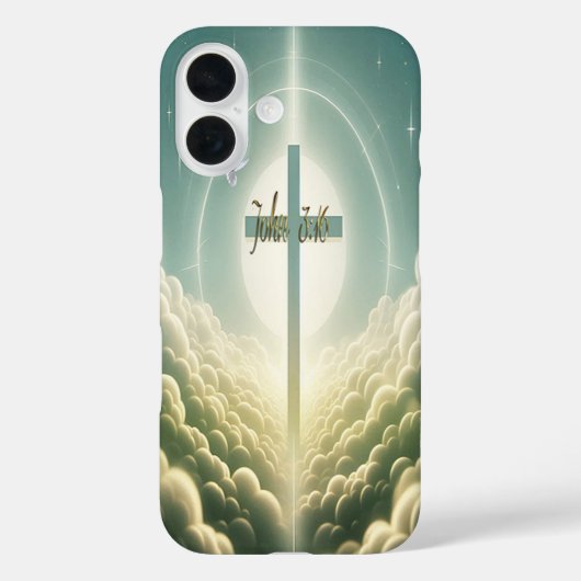 ヨハネ3:16 Case-Mate iPhoneケース (裏面)