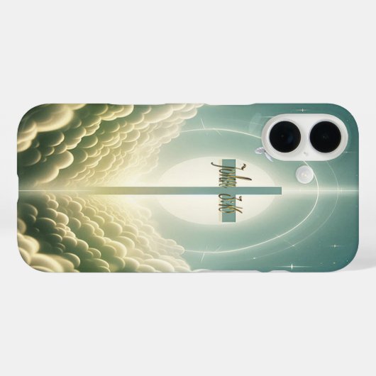 ヨハネ3:16 Case-Mate iPhoneケース (裏面 (横))