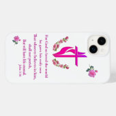 ヨハネ3:16 Case-Mate iPhoneケース (裏面 (横))