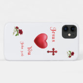 ヨハネ3:16 Case-Mate iPhoneケース (裏面(横))