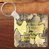 ヨハネ3:16 & Ephesians2:8 & 9聖書の真理Keychain キーホルダー (正面)