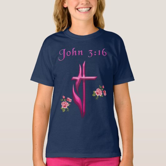 ヨハネ3:16 Tシャツ (正面)