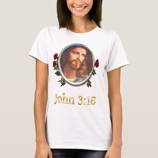 ヨハネ3:16 Tシャツ (正面)