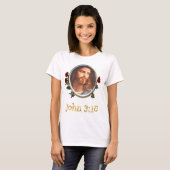 ヨハネ3:16 Tシャツ (正面フル)