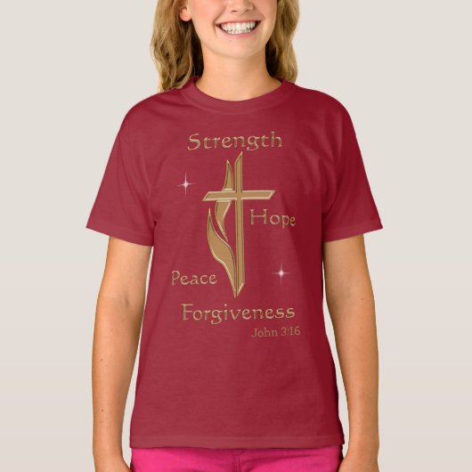 ヨハネ3:16 Tシャツ (正面)