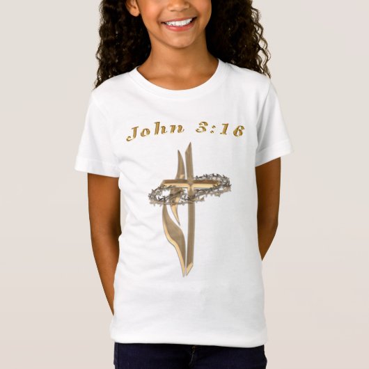 ヨハネ3:16 Tシャツ (正面)
