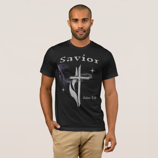ヨハネ3:16 Tシャツ (正面フル)