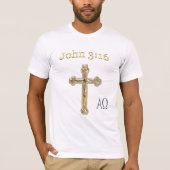 ヨハネ3:16 Tシャツ (正面)