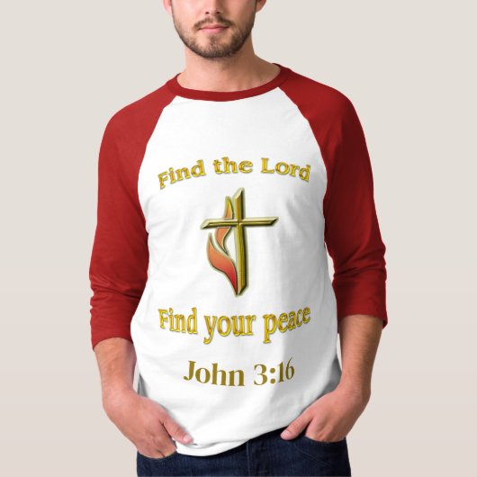 ヨハネ3:16 Tシャツ (正面)