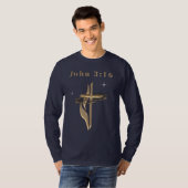 ヨハネ3:16 Tシャツ (正面フル)