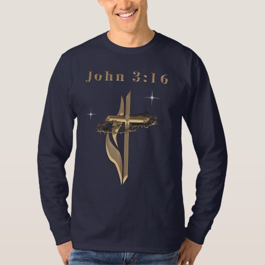ヨハネ3:16 Tシャツ (正面)