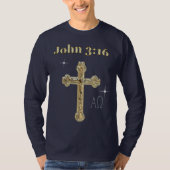 ヨハネ3:16 Tシャツ (正面)